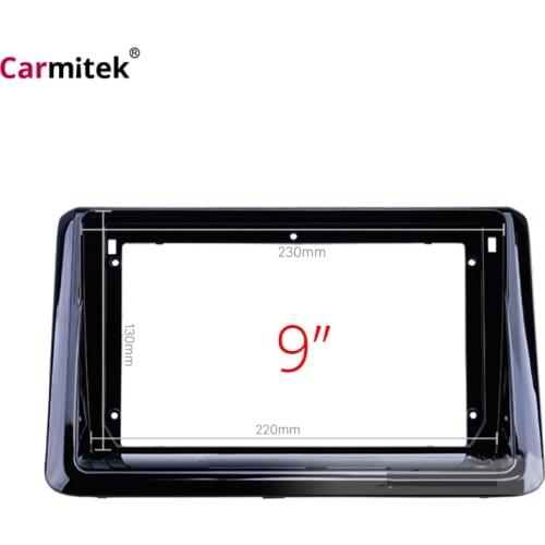 Car dash kit Fascia panel frame For 2014 2015 Toyota Noah car radio 9' Android GPS Navigation multimedia Mounting Bezel Fascias