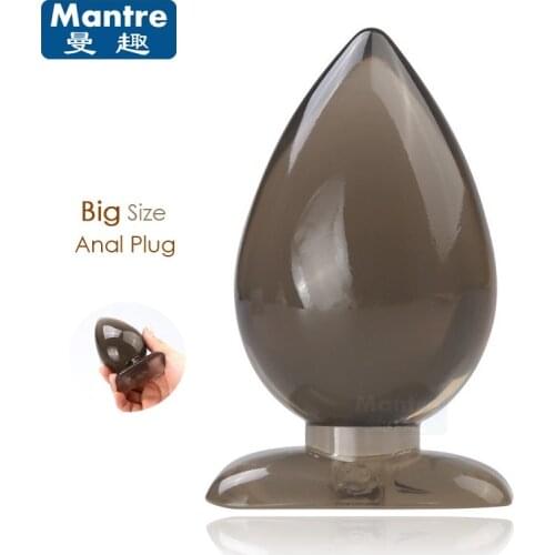 Large 1PC Huge Anal Sex Toys Silicone Butt Plug Dildo Adult Products For Women Men With Retail Package Gift juguetes eroticos