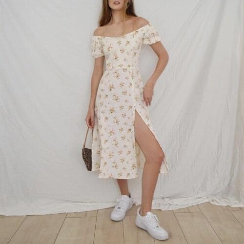 BOUSSAC Off-the-shoulder Summer Dresses