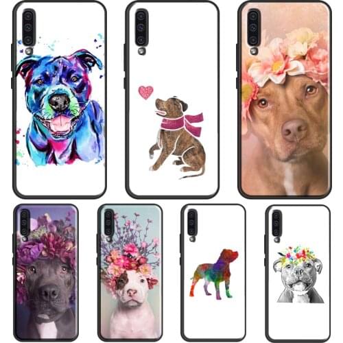 Staffordshire Bull Terrier Staffy dog Case For Samsung Galaxy A50 A70 A40 A30 A20e A11 A21S A31 A41 A51 A71 A12 A72 A52 A02S