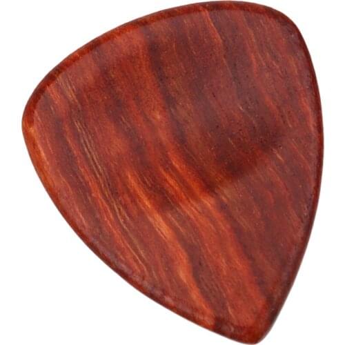 Wooden Guitar Picks, Red Sandal Wood Guitar Plectrums For Electric, Acoustic, or Bass Guitar