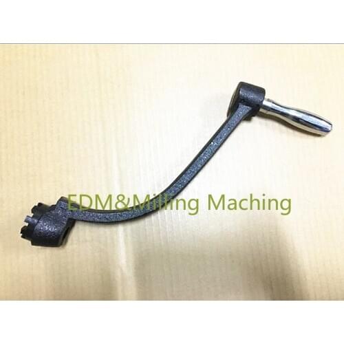 CNC Milling Machine Part C83+84 Black Lengthened Bold Elevating Knee Crank Handle For Bridgeport Mill Tool