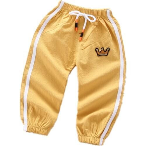 Children Fashion Summer Baby Boys Girls Clothes Casual Sport Elastic Waist Pants One Piece Outfit Kids Cosy Toddler Tracksuits
