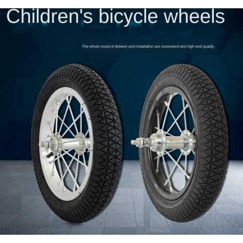 Childrens Bicycle Rim Aluminum Wheels 12/14/16/18/20 Inch Wheel Front Wheel Rear Wheel Kids Bike Wheel Set Tire