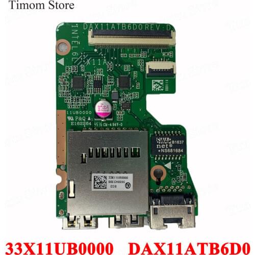 For HP PAVILION 17-G 15-AN 15-BS 15-A 15-AB 15-AB254SA USB LAN Network Card Reader Boards OEM 815973-001 33X11UB0000 DAX11ATB6D0