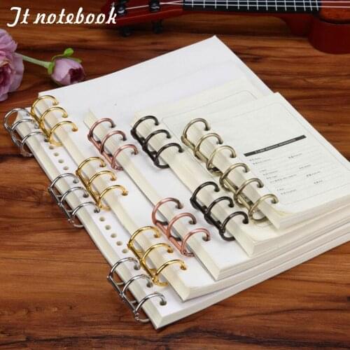Leather notebook accessories Spiral Notebook Ring spiral filler paper binding Loose-leaf paper storage Paper classification