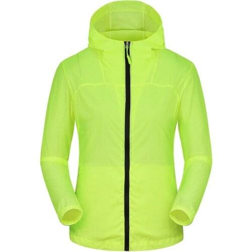 New Women Quick Drying Waterproof Breathable Rain Skin Solid Jacket Outdoor Sport Camping Fishing Cycling Hiking Jacjet