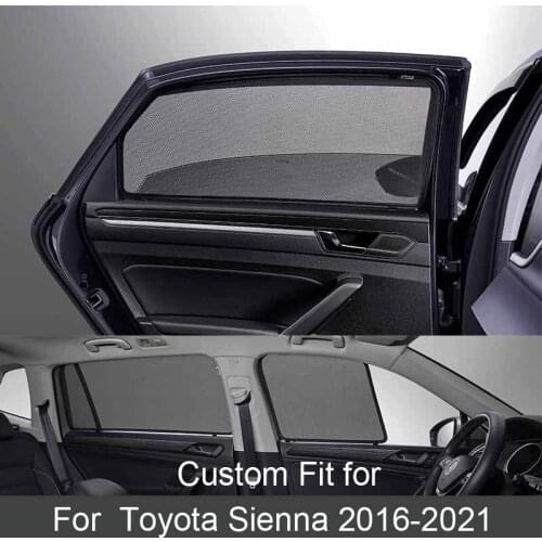 Magnetic High-end custom For Toyota Sienna 2016-2021 card type magnetic car curtain sun shade car window shade car styling
