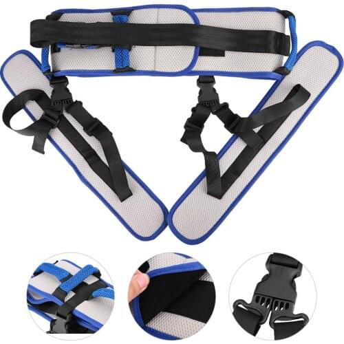 Medical Transfer Belt Patient Lift Sling Assistant Rehabilitation Belt with Leg Loops Auxiliary Belt Walking Standing Training