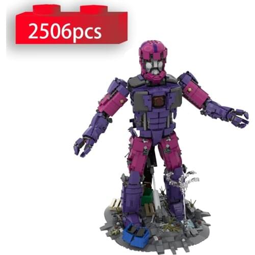 Super Hero Figures XMen Sentinel IScream Clone Warrior Model Building Blocks Bricks Set Collection Toys Children Gift MOC-26309
