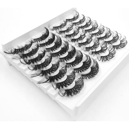 NEW 32/24/5pair 5D Mink Lashes Long Lasting Mink Eyelashes Extension and Volume of Long Thick 3D False Eyelashes