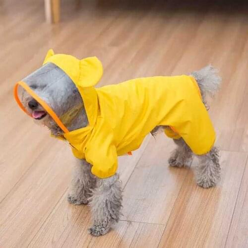 Welsh Corgi Dog Clothes Waterproof Clothing Jumpsuit Pomeranian Schnauzer Pug Costume Apparel Corgi Raincoat Outfit Dropshipping