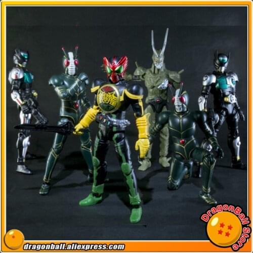 Original BANDAI Tamashii Nations SHODO SHOKUGAN VS vol.7 Action Figure - Kamen Rider VS7 Set of 6 Pcs