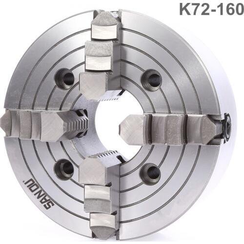 K72-160 4 jaw chuck/160MM manual lathe chuck/4-Jaw Independent Chuck