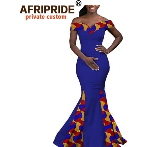 African Print Dresses for Women Traditional Plus Size Dashiki Ankara Clothing Maxi Dress Sleeveless Bodycon Dress Party A2025006
