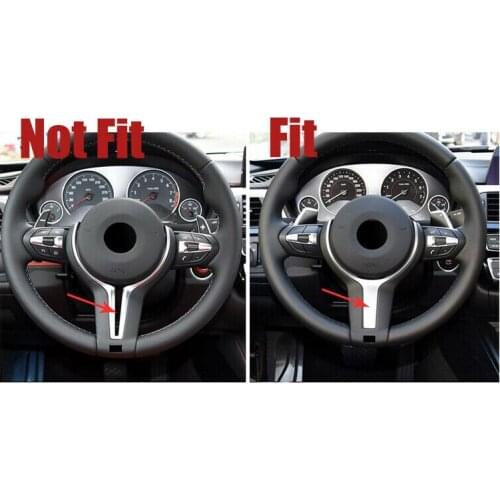 Carbon Steering Wheel Trim Glossy Cover For BMW F22 F30 F32 F10 F15X5 F16X6 Parts