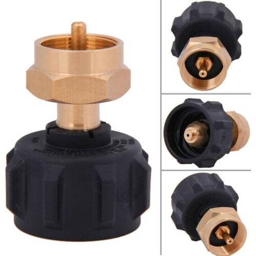 Outdoor Useful 1LB Tank Gas Propane QCC1 Regulator Valve Propane Refill Adapter BBQ Kit