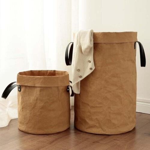 Waterproof Laundry Basket Foldable Kids Toy Storage Holder Large-capacity Dirty Clothes Baskets For Bathroom Household Organizer