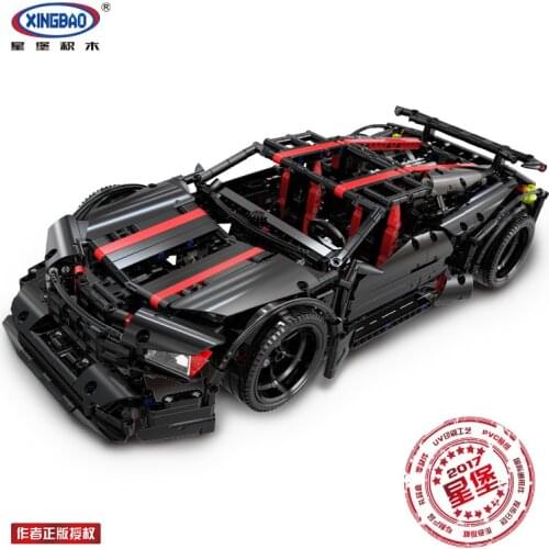 1914pcs Assassin X19Technics Super Sports Car Building Block Assemble Model Vehicle Steam Bricks Toys For Boys Christmas Gifts