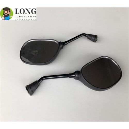 2Pcs/Pair Motorcycle Mirror Scooter E-Bike Rearview Mirrors Back Side Convex Mirror 8mm for Yamaha