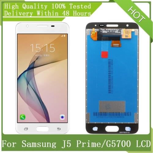 For Samsung Galaxy 5“ New Amoled J5 Prime G570 G5700 G570F G570M LCD Display Touch Screen Digitizer Assembly Parts+Service Pack