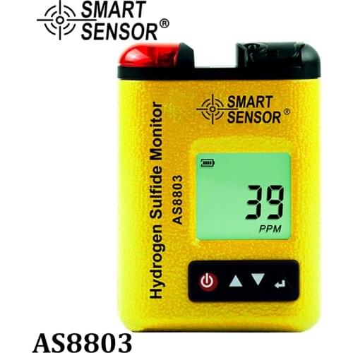 LCD Hydrogen Sulfide Monitor Gas Concentration Detector Gas Leak Analyzer Sewage Treatment Landfill 0~30% VOL