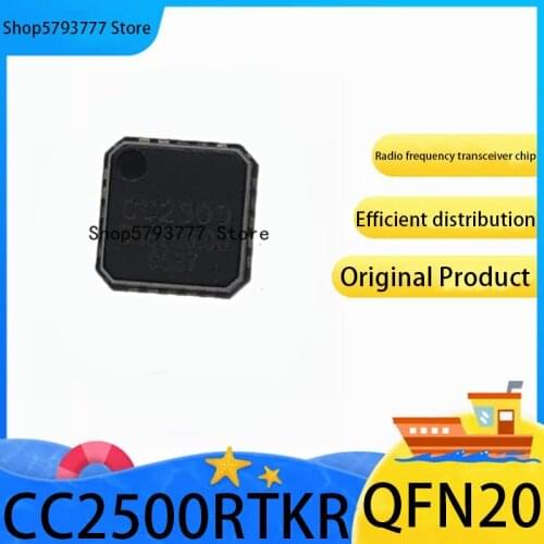 2PCS-20PCS New original authentic CC2500RTKR QFN-20 CC2500 QFN20 wireless radio frequency transceiver chip