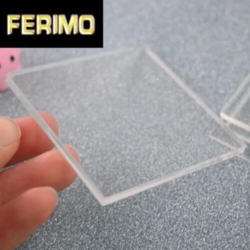 10pcs/lot High grade Acrylic sheets 2mm thickness Clear Acrylic Perspex Sheet Cut Plastic Transparent Board Perspex Panel
