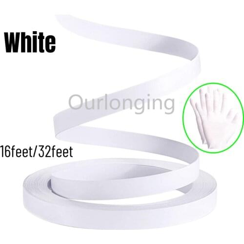White Veneer Edge Banding Roll Plywood Edge-Banding Flexible Trim for Covering Side of Table Shelf Cabinet Hardboard Fiber Board