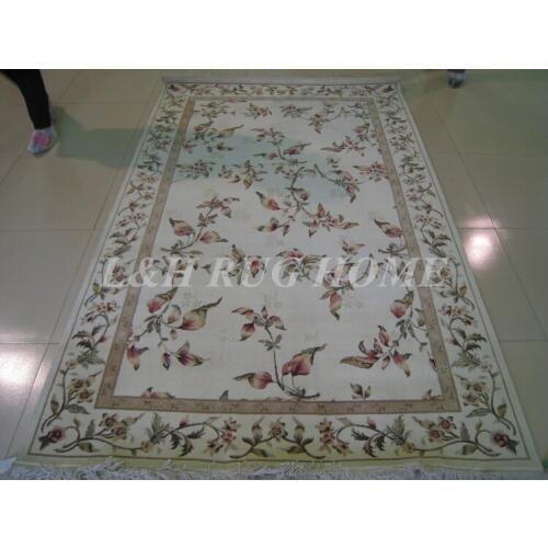 Free shipping 5.1'X8.1' 200 Line Hand-knotted Wool and silk Oriental Persian carpet handmade Persian carpet