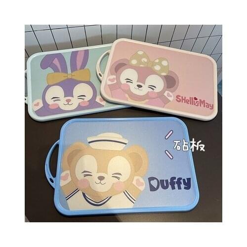 Disney Duffy ShellieMay StellaLou Anime Action Figures Cartoon Products Accessories Chopping Blocks Unisex Kitchen