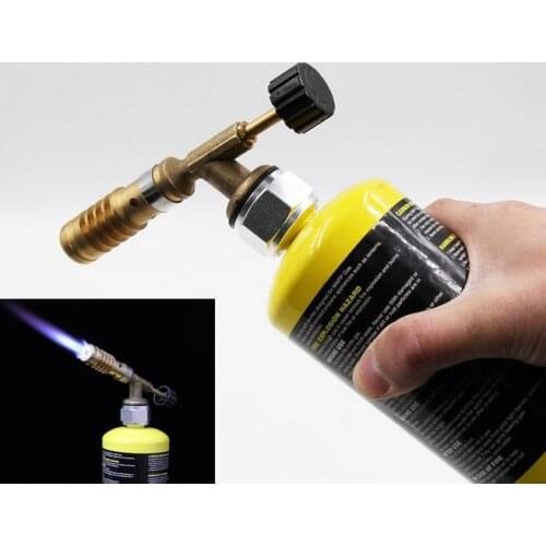 MAPP Gas Torch Soldering Gas Torch for Brazing Solder Propane Welding Plumbing Copper Material 135x45x25mm