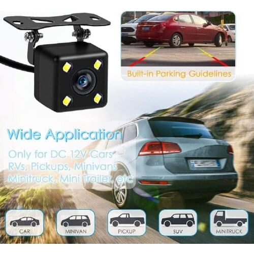 Full HD Rear View Camera Night Vision Auto Assistance Intelligent Dynamic Trajectory Parking Line Car Reverse Backup Rearview