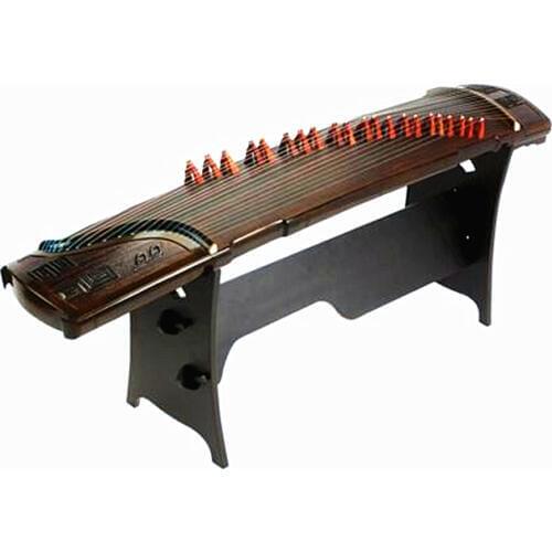 China Guzheng professional embossed solid wood Zither The master signature Guzheng First Grade platane wood string instruments