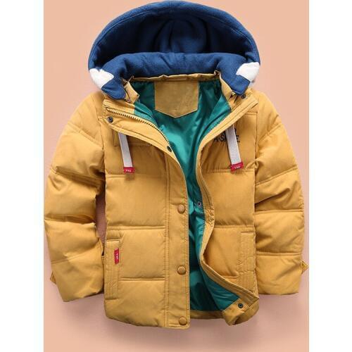 Winter Jacket for Boy and Girls 2018 Autumn Winter New Children Hooded Parkas Children Warm Outwear Baby Clothes Toddler Coats