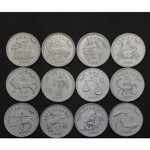 Somaliland 12 Constellations 10 Shillings Set 12 Pieces Coins New Original Coin Unc 100% Real Africa Issuing Coins