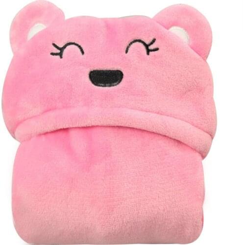 Baby Blanket Infant Bebe Cartoon Animal Baby Bathrobe Flannel Hooded Swaddling Blanket Baby Character Kid Bath Robe Infant Towel