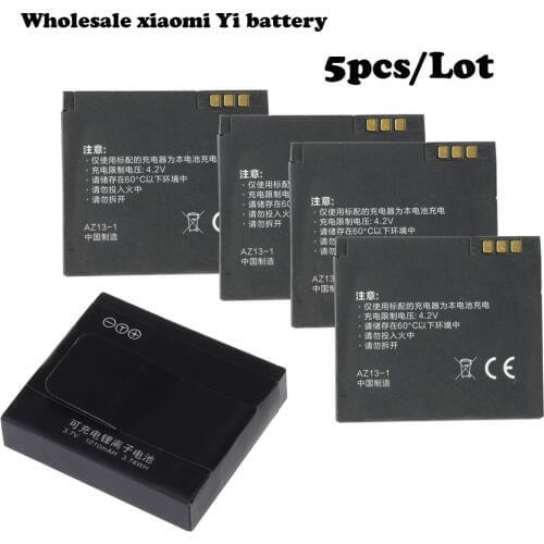 Xiaoyi yi m11010mah 3.7v xiaoyi yi action sports batteries + AZ13 1 battery charger For xiaomi battery accessories