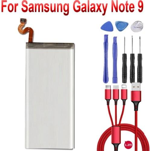 EB-BN965ABU Battery For Samsung Galaxy Note9 Note 9 N9600 SM-N9600 Genuine Replacement Phone Battery 4000mAh+USB cable+toolki