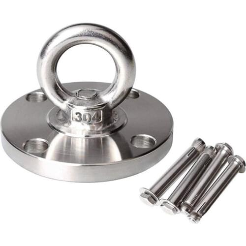 Heavy Duty 304 Stainless Steel Ceiling Anchor Wall Mount Fitness Suspension Straps Yoga Swing Hammock Hooks Hanger GYM Equipment