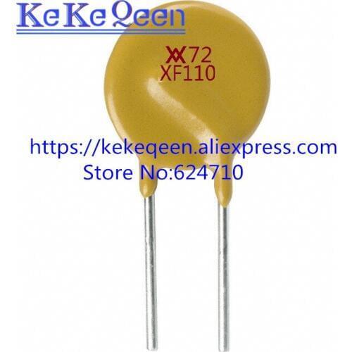 100PCS/LOT Self Recovery Fuse RXEF110 X72XF110 1.1A 1100MA 60V/72V PPTC