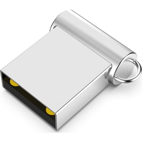 Super mini metal usb flash drive 64GB 32GB 16GB 8GB 4GB flash drive portable 128GB memory stick Pendrive Storage flash disk