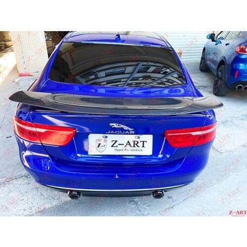 Z-ART carbon fiber rear wing for XE carbon fiber rear trunk wing for XE carbon fiber tail wing rear trunk spoiler