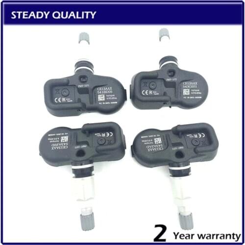 4 PCS Car For Corolla RAV4 Yaris Avalone CT200h RX350 RX450h 42607-33021 4260733021 PMV-107J 315Hz TPMS Tire Pressure Sensor