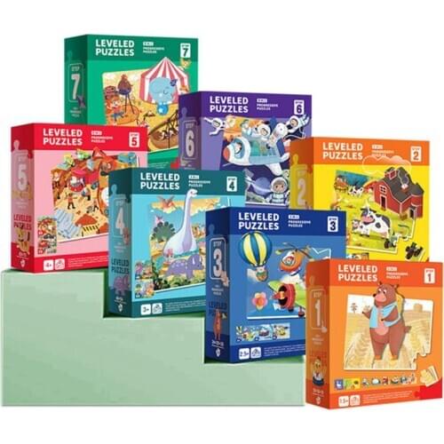 Childrens Educational Animals And Buildings Big Pieces Puzzle Baby Toddler Early Education Advanced Paper Toys For Baby Kids