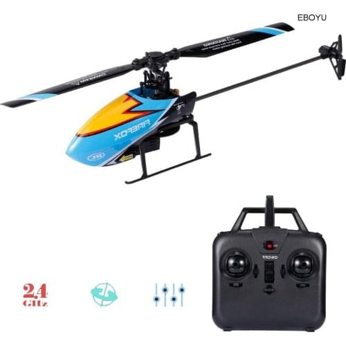 EBOYU C129 RC Helicopter 4CH 2.4Ghz Remote Control Helicopter with Altitude Hold 6-Axis Gyro RC Aircraft RTF for Kids