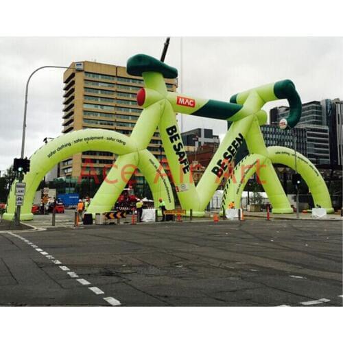 Customization inflatable bike/inflatable bicycle replica for advertising
