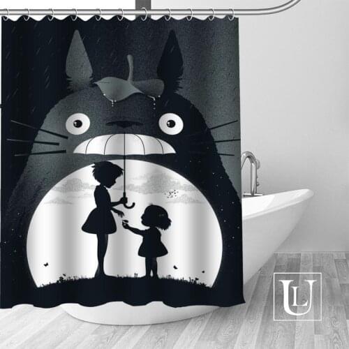Custom My Neighbor Totoro curtain new large European & American style print edition polyester shower curtain