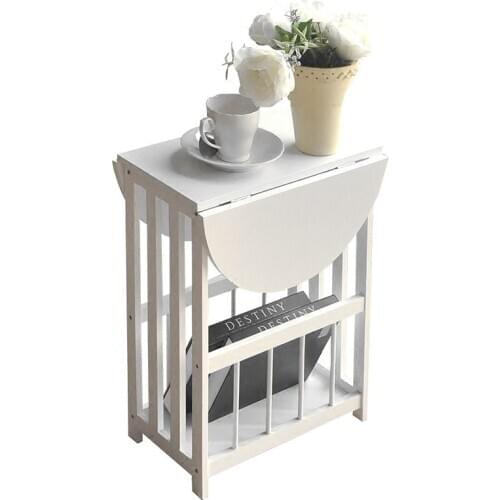 Small Tea Table, Folding, Solid Wood, Sofa, Cabinet, Small House, Modern, Simple, Multi-functional, Simple, Small Side Table In