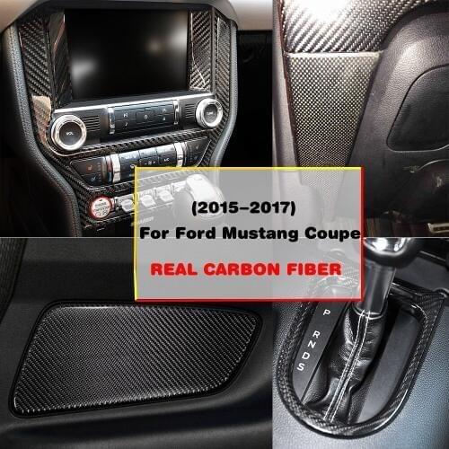 Gear Shift Inside Door Handle Navigation Panel Cover for Ford Mustang Coupe 2 Door V6 V8 GT50 Convertible 2015-2017 LHD